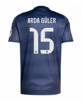 Billige Fotballdrakt Real Madrid Arda Guler #15 Replika Bortedrakt 2025-26 Kortermet Billige Fotballdrakt Real Madrid Arda Guler #15 Replika Bortedrakt 2025-26 Kortermet